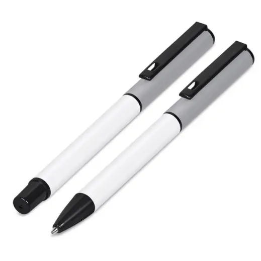 Altitude Stanza Ball Pen & Rollerball Set Grey